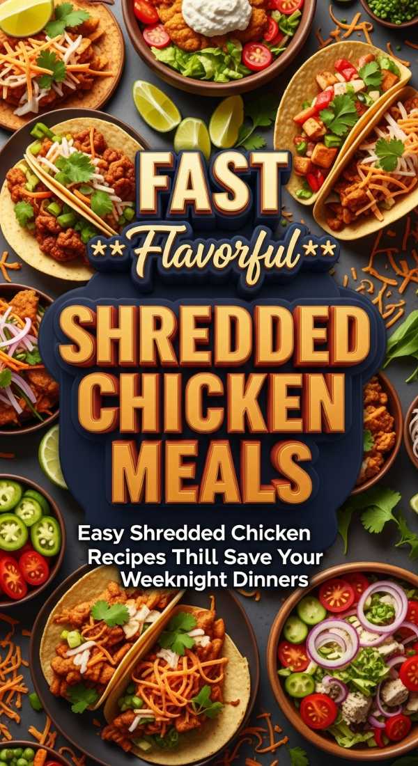 How To Transform Your Weeknights With Shredded Chicken Meals 69e4a93872b07