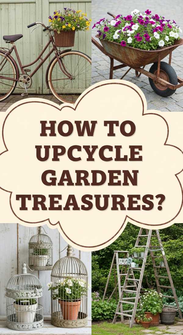 How To Upcycle Vintage Items Into Garden Decoration Ideas For Sustainable Beauty 69df1e804f296