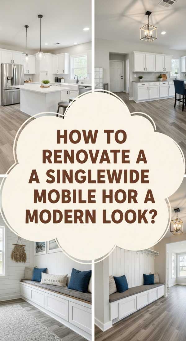 How To Update Singlewide Mobile Home Interiors For Luxury Living 69df1b4c87841