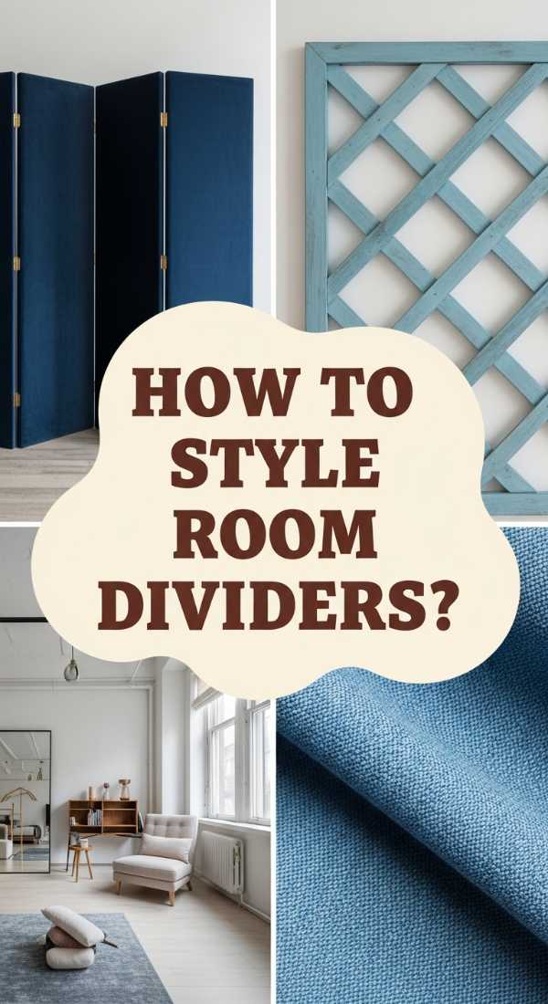How to Use a Blue Room Divider for an Elegant Studio Partition
