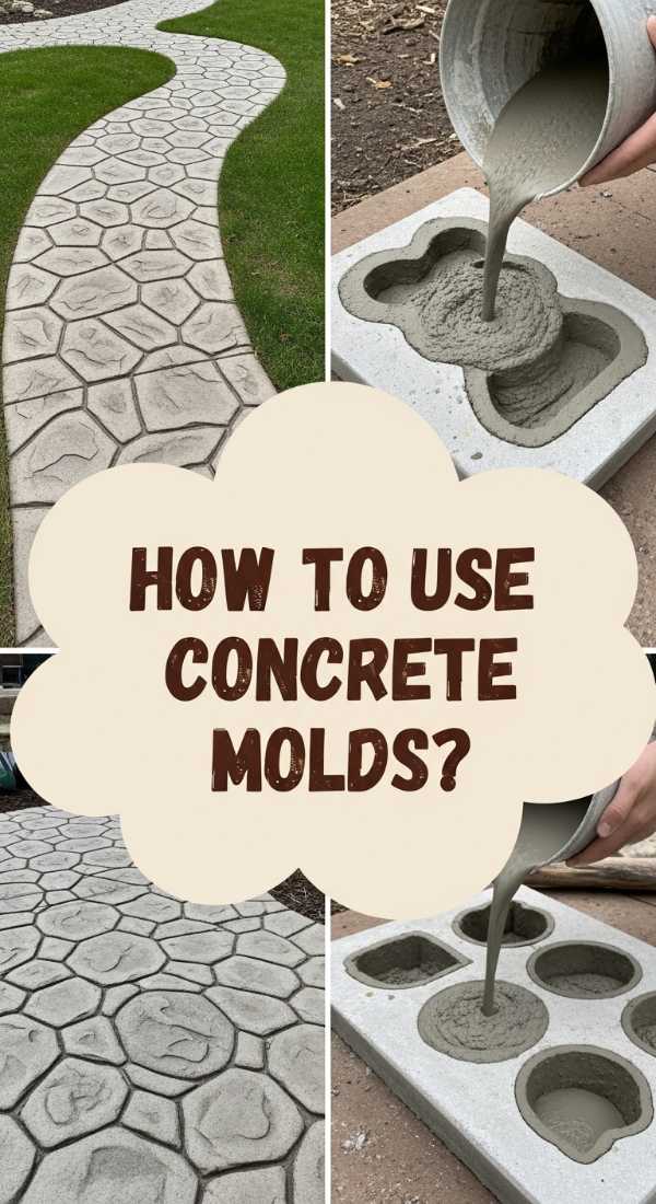 How To Use Concrete Molds For A Custom Garden Pathway 69e9fb1bab15d