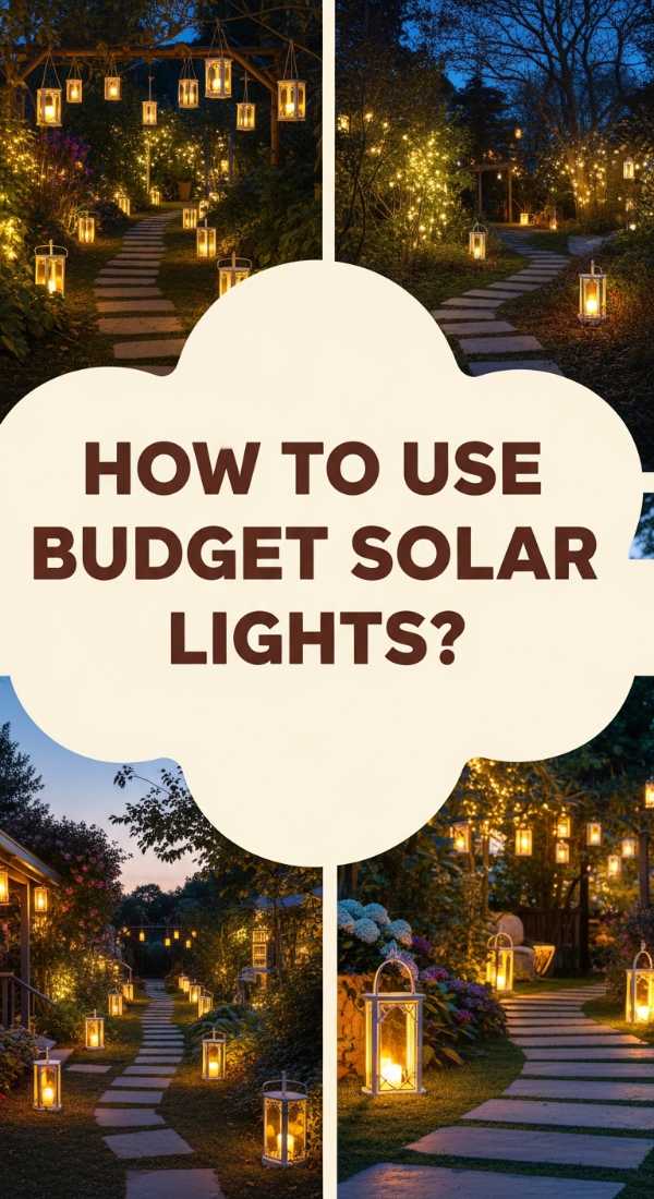 How To Use Dollar Tree Solar Light Ideas For A Magical Evening Glow 69f232ed4112a