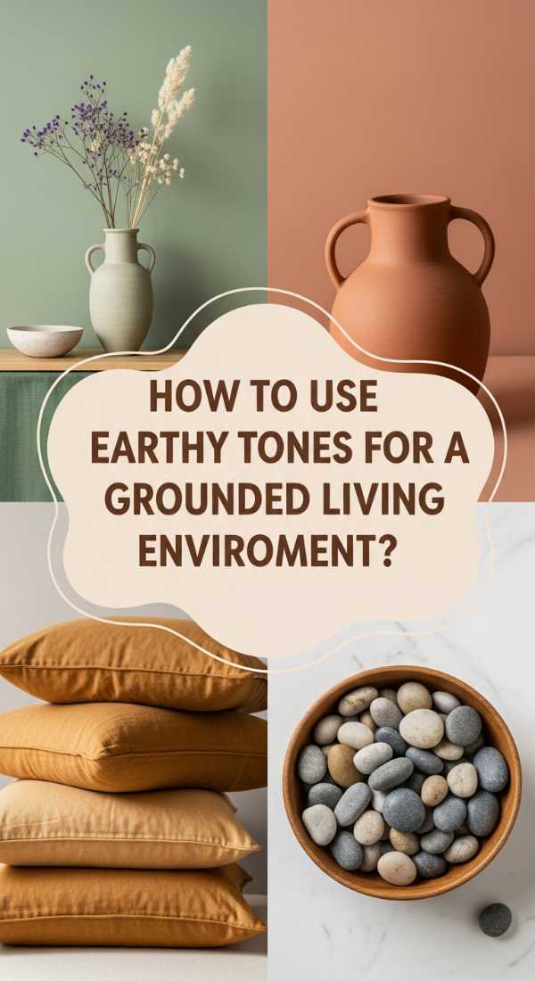 How To Use Earthy Tones For A Grounded Living Environment 69eb411064422