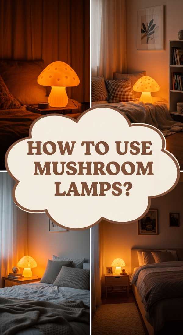 How To Use Mushroom Lamps For Warm Ambient Lighting 69ecb080c466d