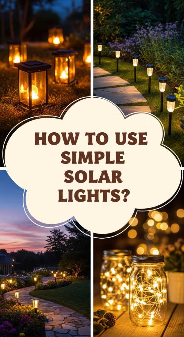 How To Use Simple Solar Lights For A Magical Evening Glow 69ef174004c99