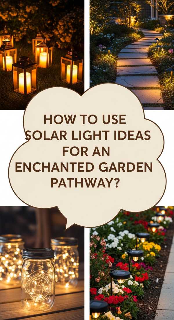 How To Use Solar Light Ideas For An Enchanted Garden Pathway 69ecad096528d