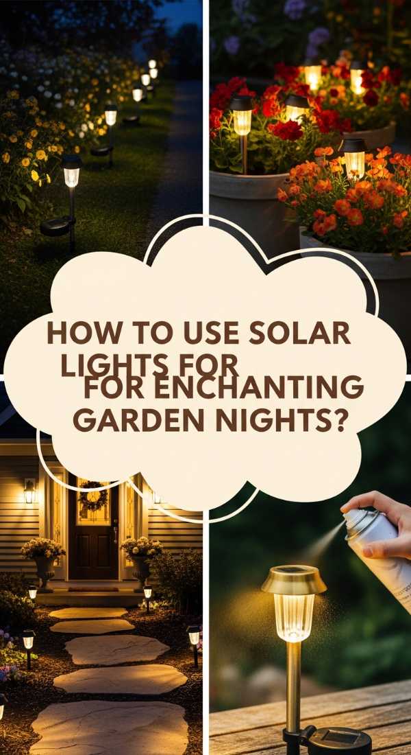 How To Use Solar Lights For Enchanting Garden Nights 69edfdc28b999