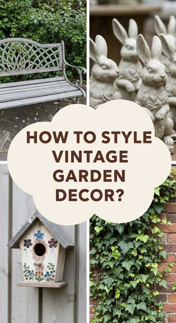 How To Use Vintage Garden Decor For A Timeless Backyard Aesthetic 69f232cf0fddc