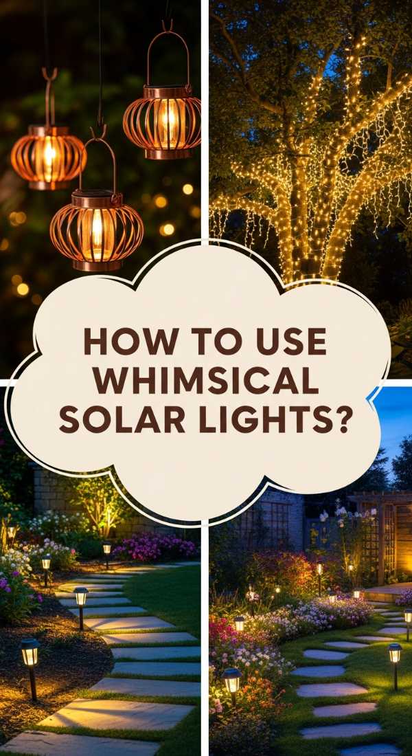 How To Use Whimsical Solar Lights For An Enchanting Garden Glow 69f232f4c2f34