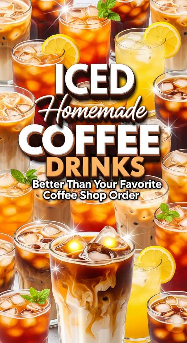 Iced Homemade Coffee Drinks Refreshment 69f1de93b6297