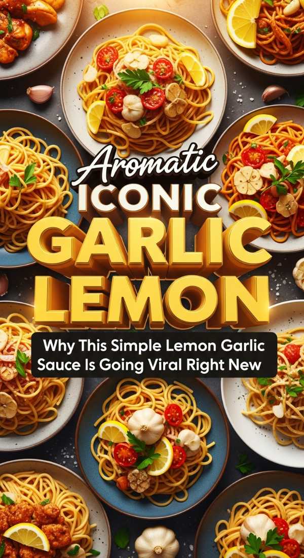 Iconic Aromatic Garlic Lemon Pasta 69e5cc9397528