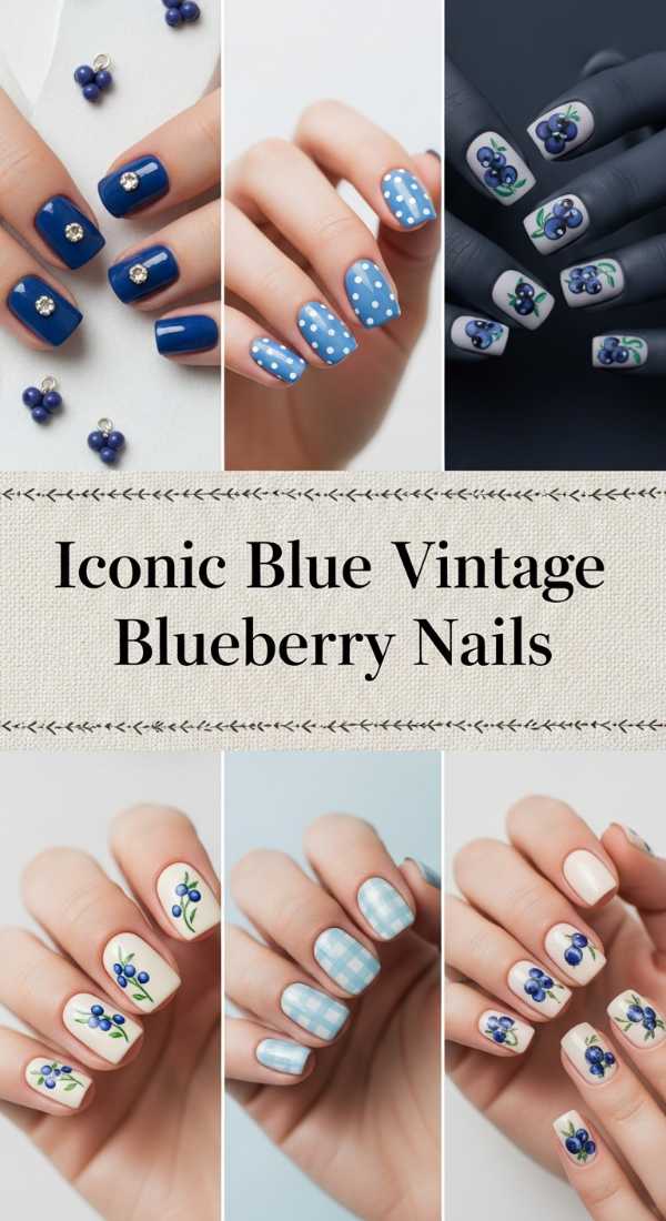 Iconic Blue Vintage Blueberry Nails 69ecf88f5557d