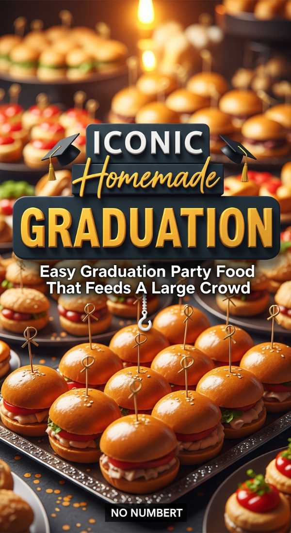 Iconic Easy Graduation Party Food 69ec950502b97