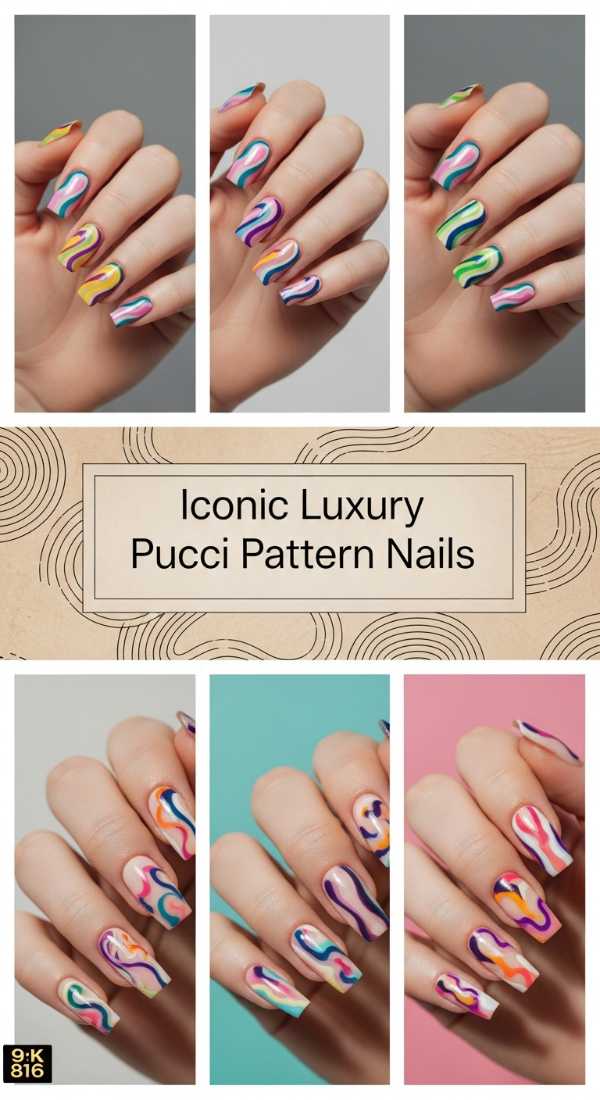 Iconic Luxury Pucci Pattern Nails 69ee409edd291