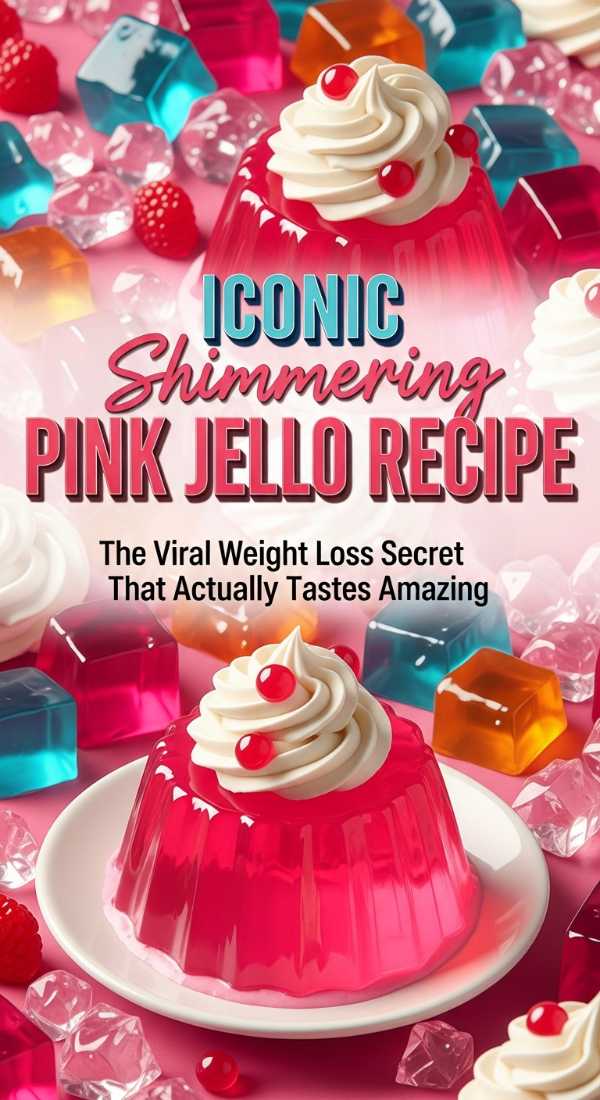 Iconic Shimmering Pink Jello Diet Recipe Hack 69eb22e54e8a1