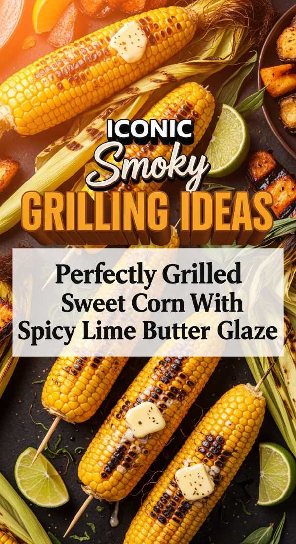 Iconic Smoky Grilled Sweet Corn With Lime Glaze 69dde7bb92fea