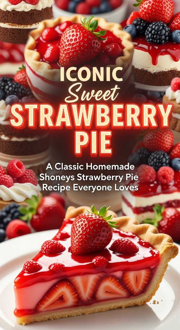 Iconic Sweet Shoneys Strawberry Pie Recipe 69e9c34e40ee3