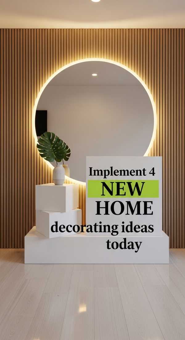 Implement 4 New Home Decorating Ideas Today 69e9b10b98b68