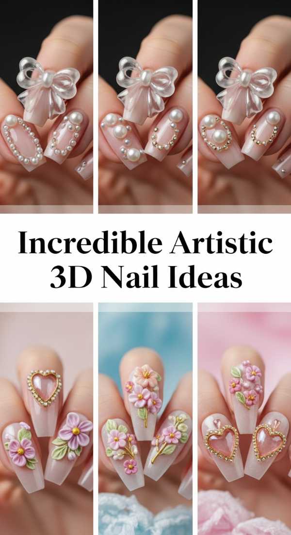 Incredible Artistic 3d Nail Ideas 69e350ee60e79