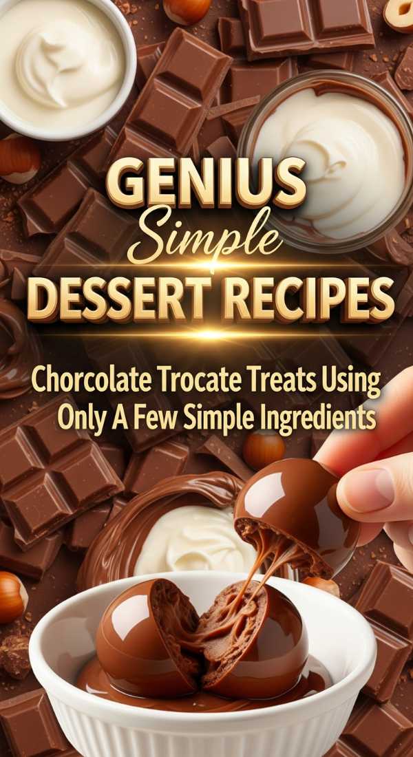 Incredible Chocolate Treats Using Only A Few Simple Ingredients 69e707caf34af