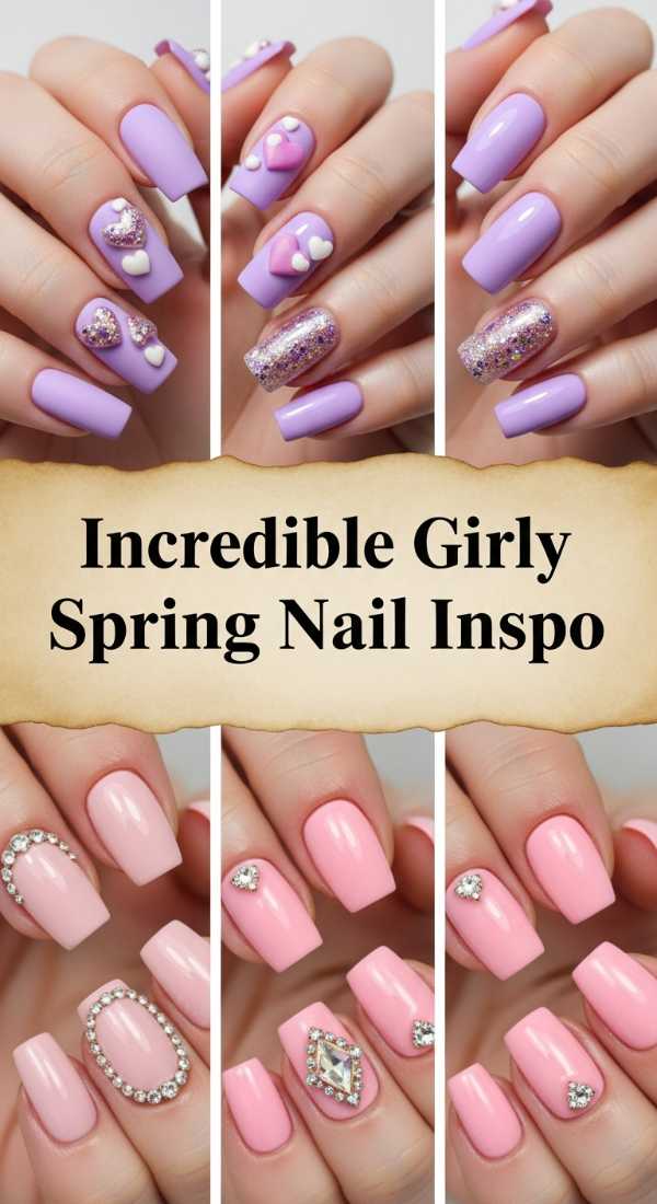 Incredible Girly Spring Nail Inspo 69e5f3e89dfe5