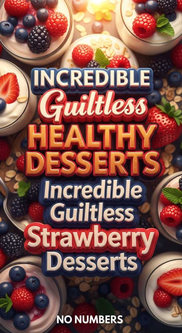 Incredible Guiltless Healthy Strawberry Desserts 69dfdb03c88e4