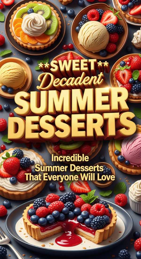 Incredible Summer Desserts That Everyone Will Love 69eefe267248e