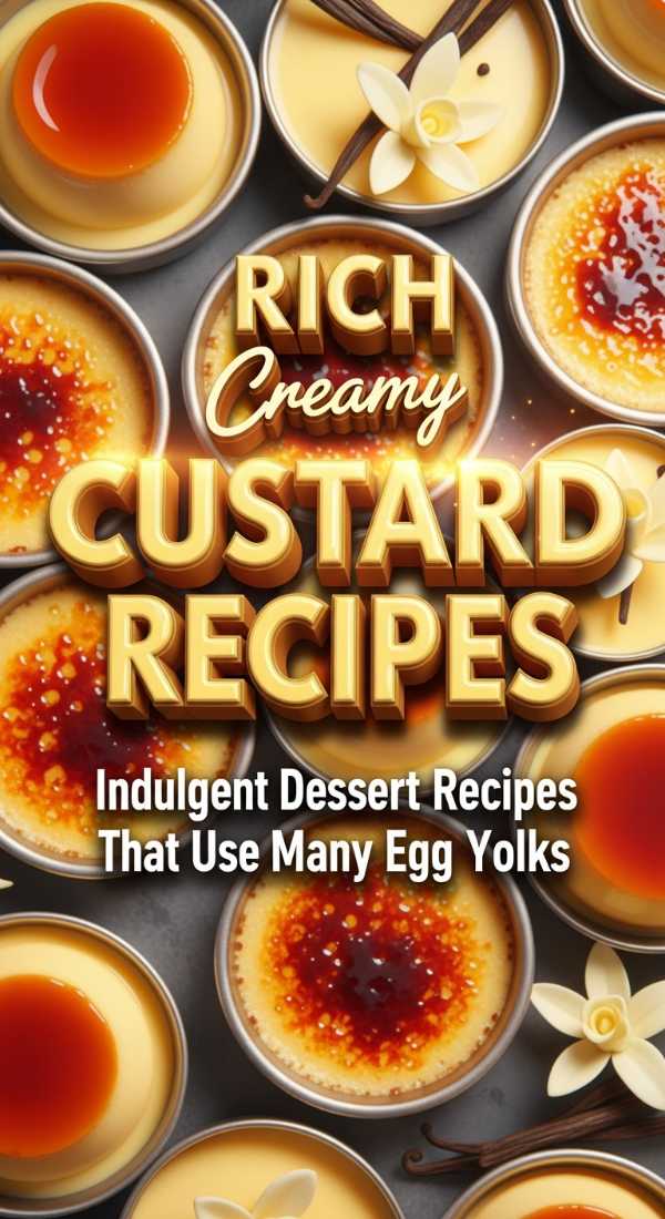 Indulgent Desserts Using Many Egg Yolks 69dde7c882e96
