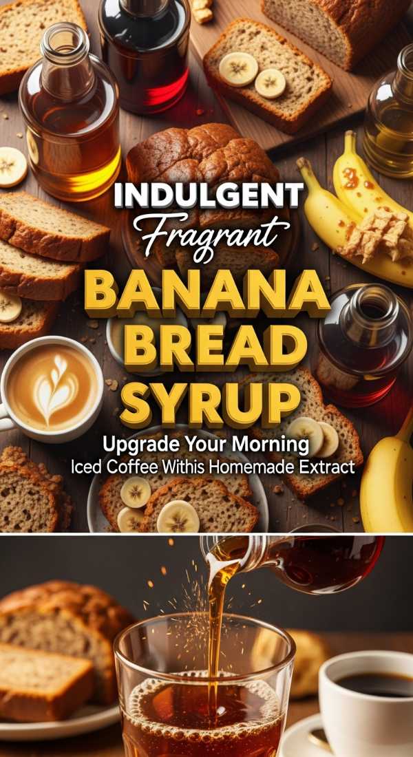 Indulgent Fragrant Banana Bread Syrup For Iced Coffee 69eb22e5cd90b