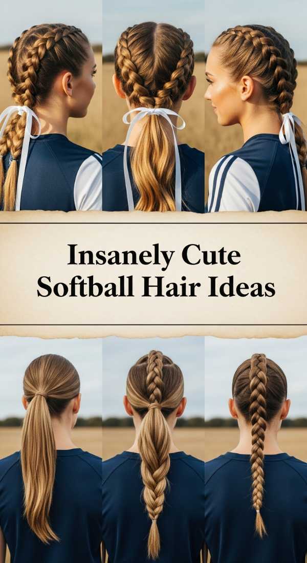 Insanely Cute Softball Hair Ideas 69ecedb754573