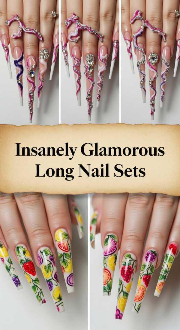 Insanely Glamorous Long Nail Sets 69e350eacea73
