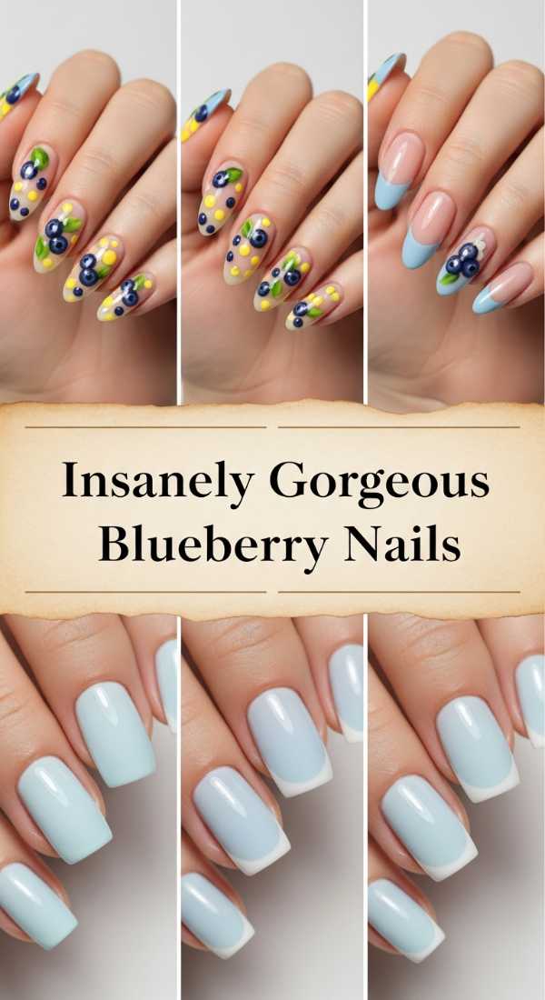 Insanely Gorgeous Blueberry Nails 69e5f3efc352e
