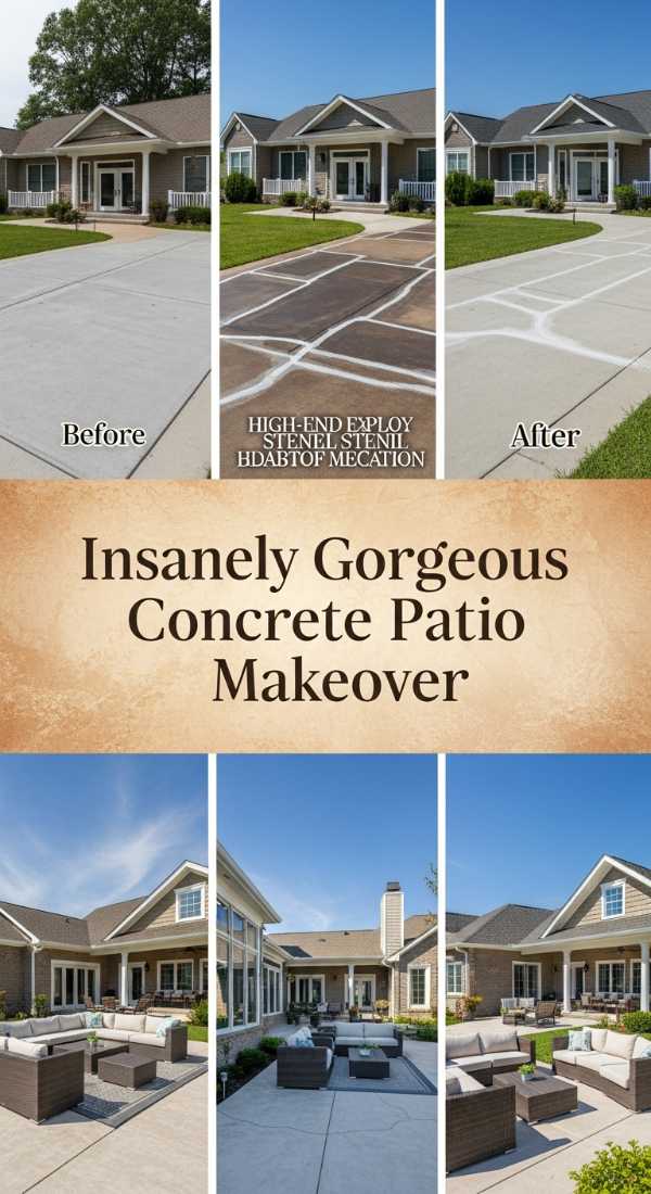 Insanely Gorgeous Concrete Patio Makeover 69efa2604f884