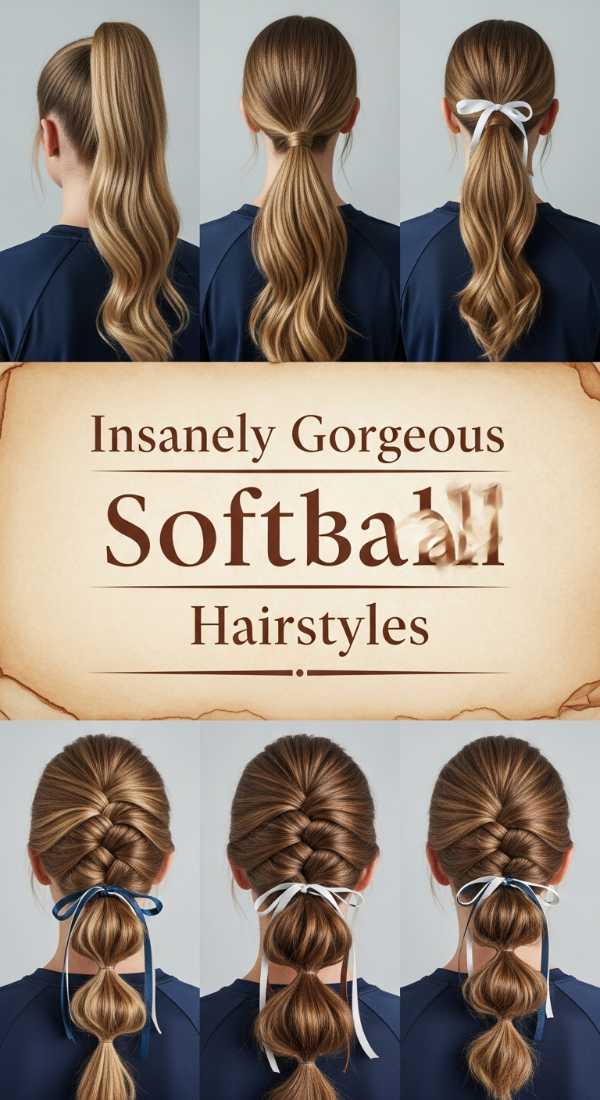 Insanely Gorgeous Softball Hairstyles 69e33a0a9a390