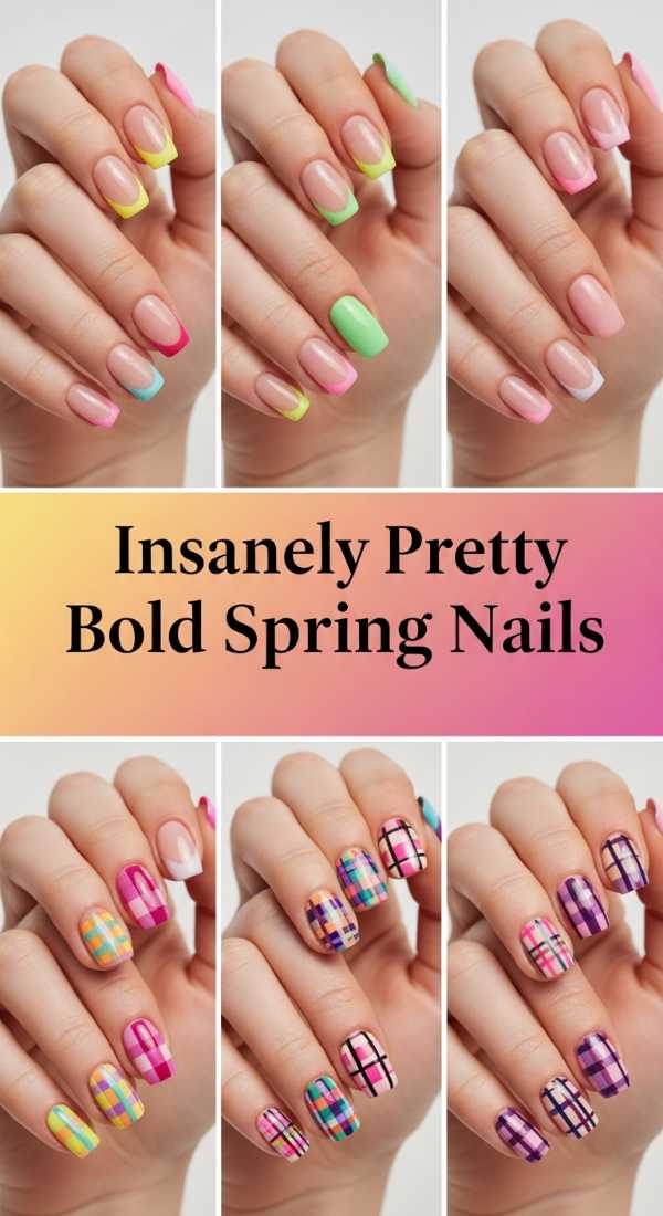 Insanely Pretty Bold Spring Nails 69ecf74ec5a4e