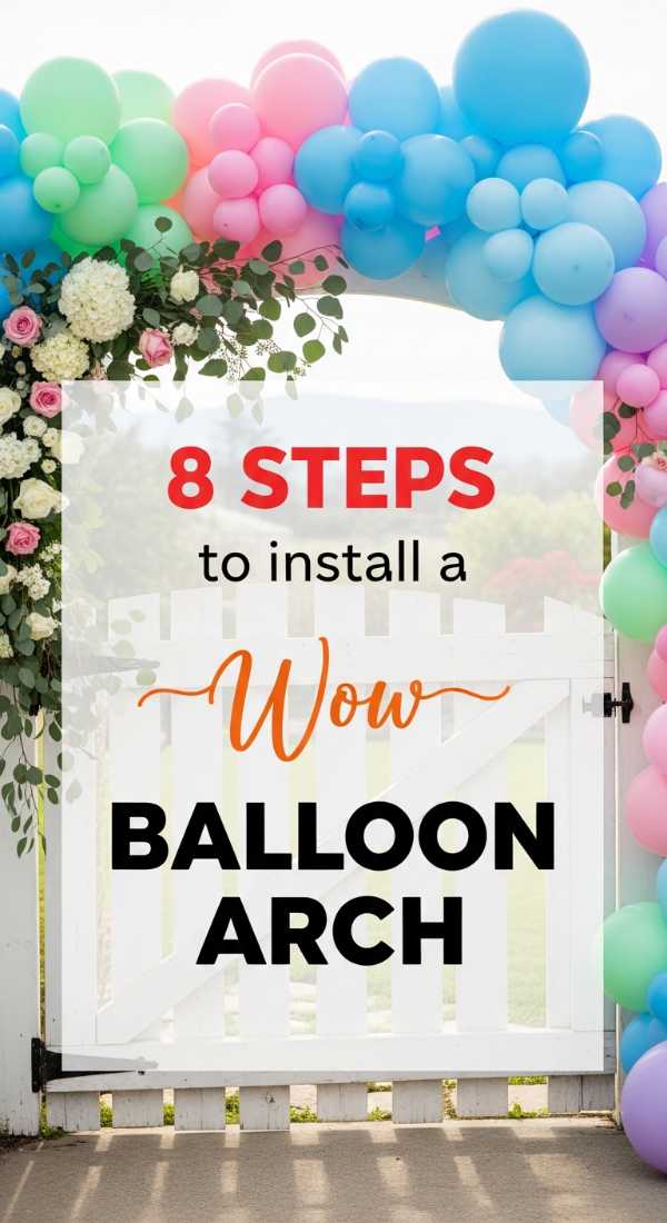 Install A Professional Balloon Arch In 8 Steps 69f2f0f74a8a0