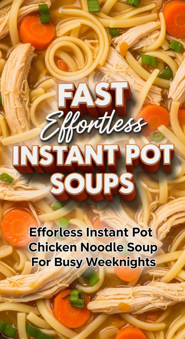 Instant Pot Chicken Noodle Soup Guide 69e35fa784db9