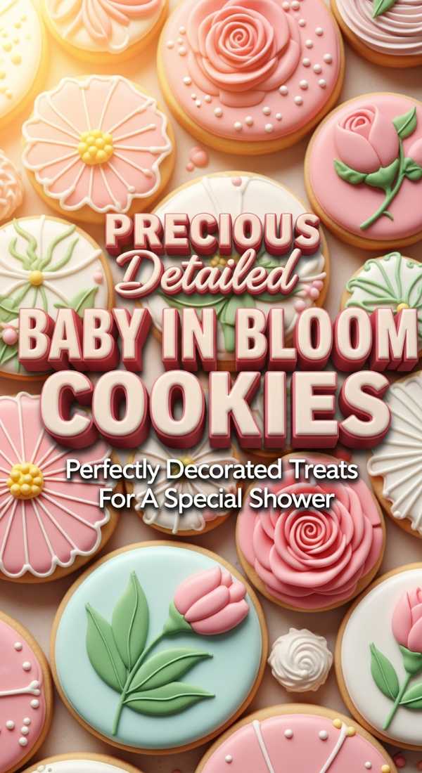 Intricate Baby In Bloom Cookie Designs 69dfdafb17e6e