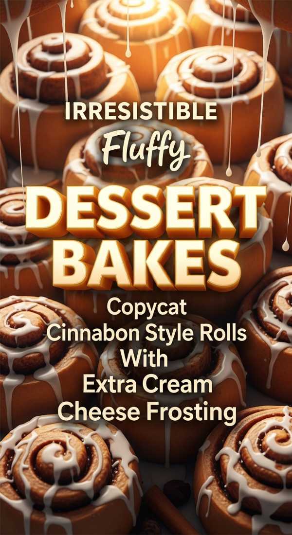 Irresistible Fluffy Dessert Bakes Copycat Cinnabon Style Rolls With Extra Cream Cheese Frosting 69e4a70edd469