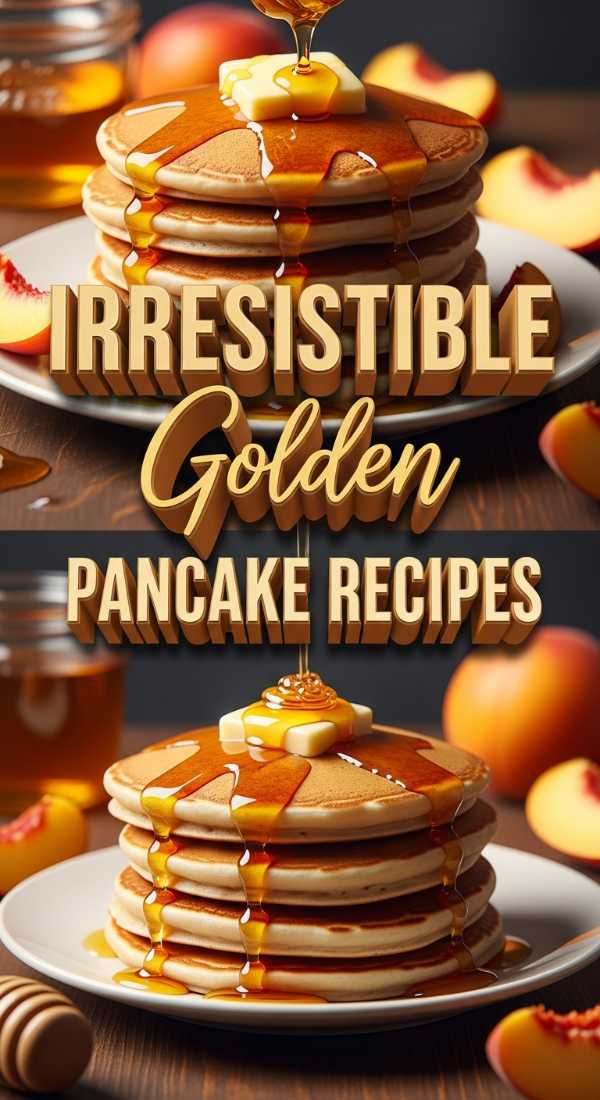 Irresistible Golden Peach And Honey Infused Pancakes 69e5cd8e46060