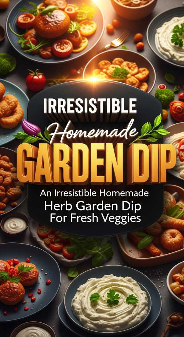 Irresistible Homemade Garden Dip 69dde69d5d824