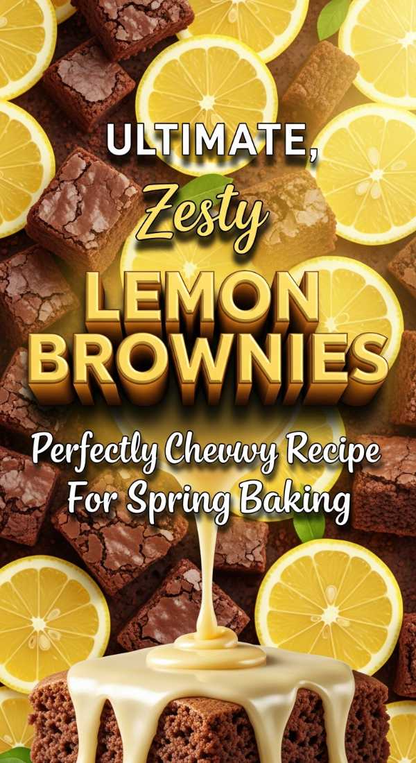 Irresistible Lemon Brownies For Spring 69dfd96b5f5d4