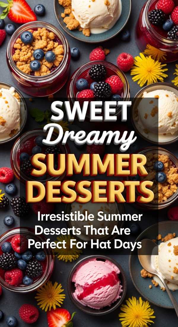 Irresistible Summer Desserts That Are Perfect For Hot Days 69ef028a67066