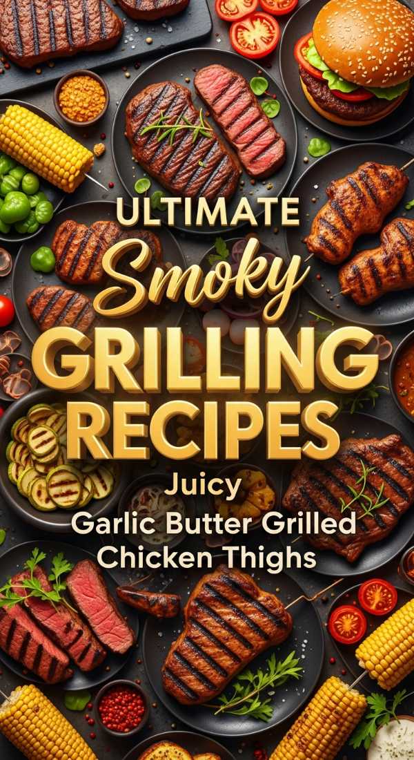 Juicy Garlic Butter Grilled Chicken Thighs 69eefff7652cb