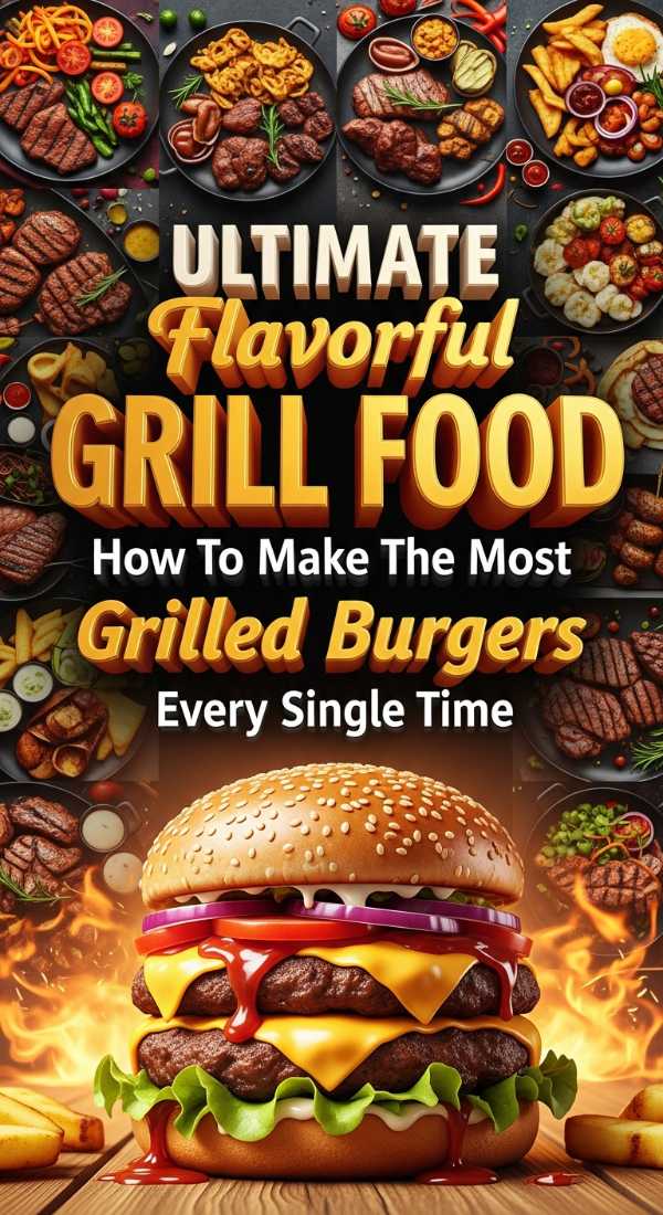 Juicy Grilled Burger Secret For Summer BBQ