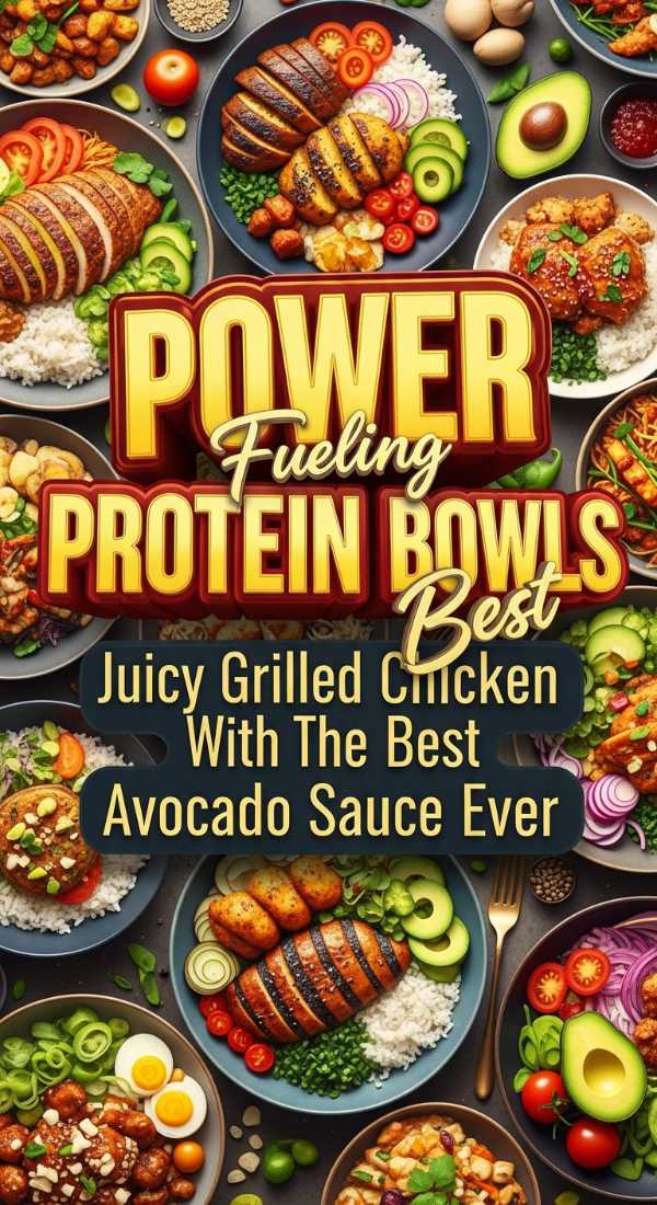 Juicy Grilled Chicken Protein Bowls With Avocado 69e4a92ebd9b1