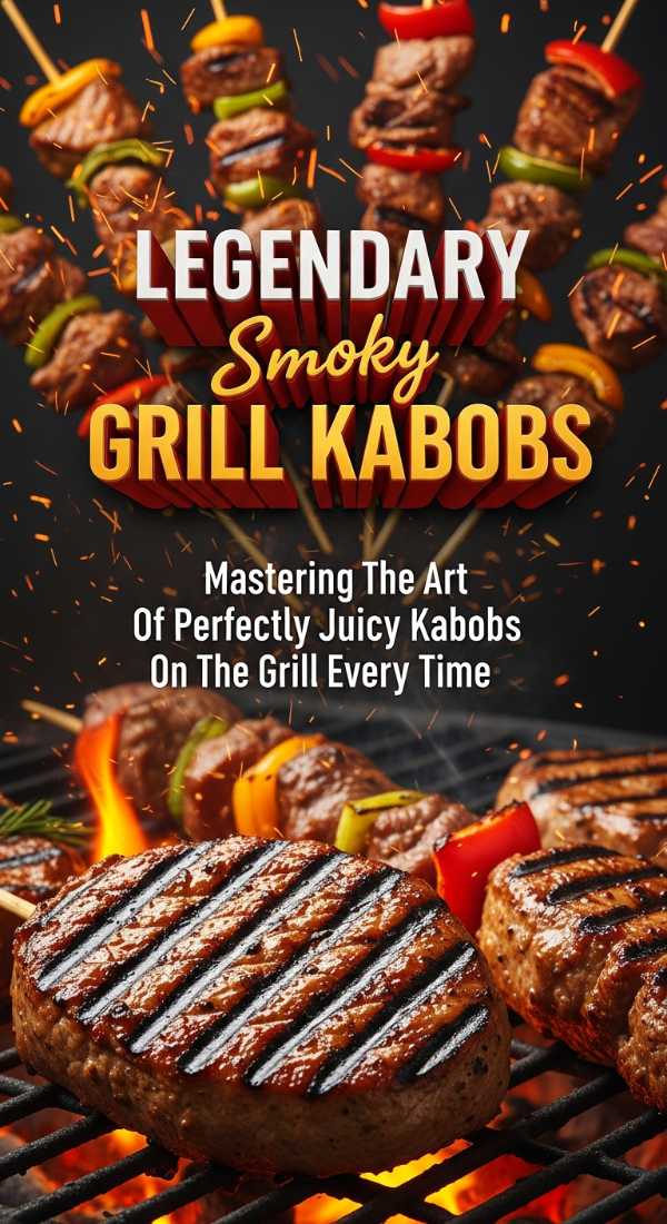 Juicy Grilled Kabobs On The Grill For Cookouts 69edb5b45bdce