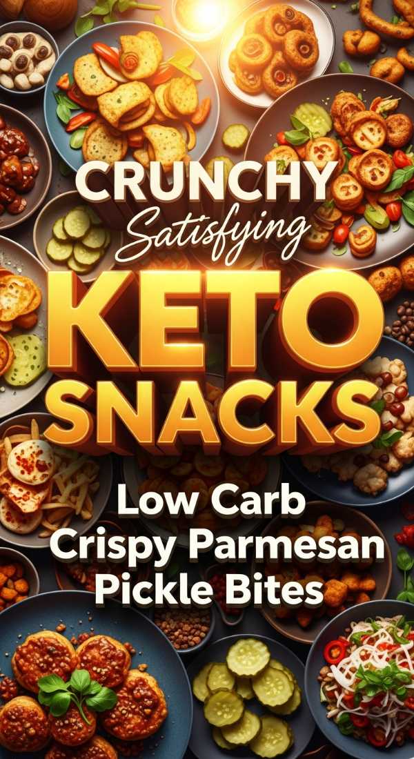 Keto Crispy Parmesan Pickle Bites