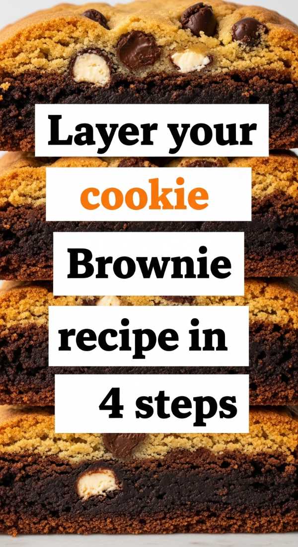 Layer Your Cookie Brownie Recipe In 4 Steps 69f1970e6e829