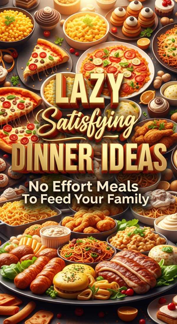 Lazy Satisfying Dinner Ideas No Effort Meals